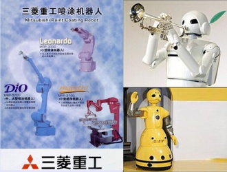 三菱噴涂機(jī)器人春節(jié)不打烊，海藍(lán)機(jī)電道一聲：新春快樂！