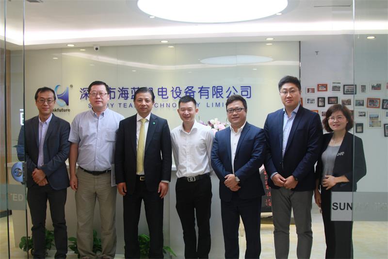 熱烈歡迎三菱電機(jī)自動(dòng)化蒞臨海藍(lán)機(jī)電參觀(guān)指導(dǎo)工作！