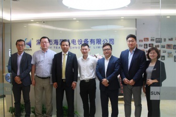 熱烈歡迎三菱電機(jī)自動化蒞臨海藍(lán)機(jī)電參觀指導(dǎo)工作！