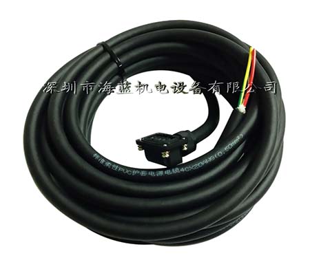 三菱電機(jī)電源線MR-PWS1CBL5M-A1-L，三菱MR-JE，MR-J4,MR-J3系列電機(jī)專用