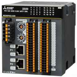 三菱cc-link NZ2GFCF1-32D 32點(diǎn) DC24V（漏型）輸入，遠(yuǎn)程模塊、FCN式