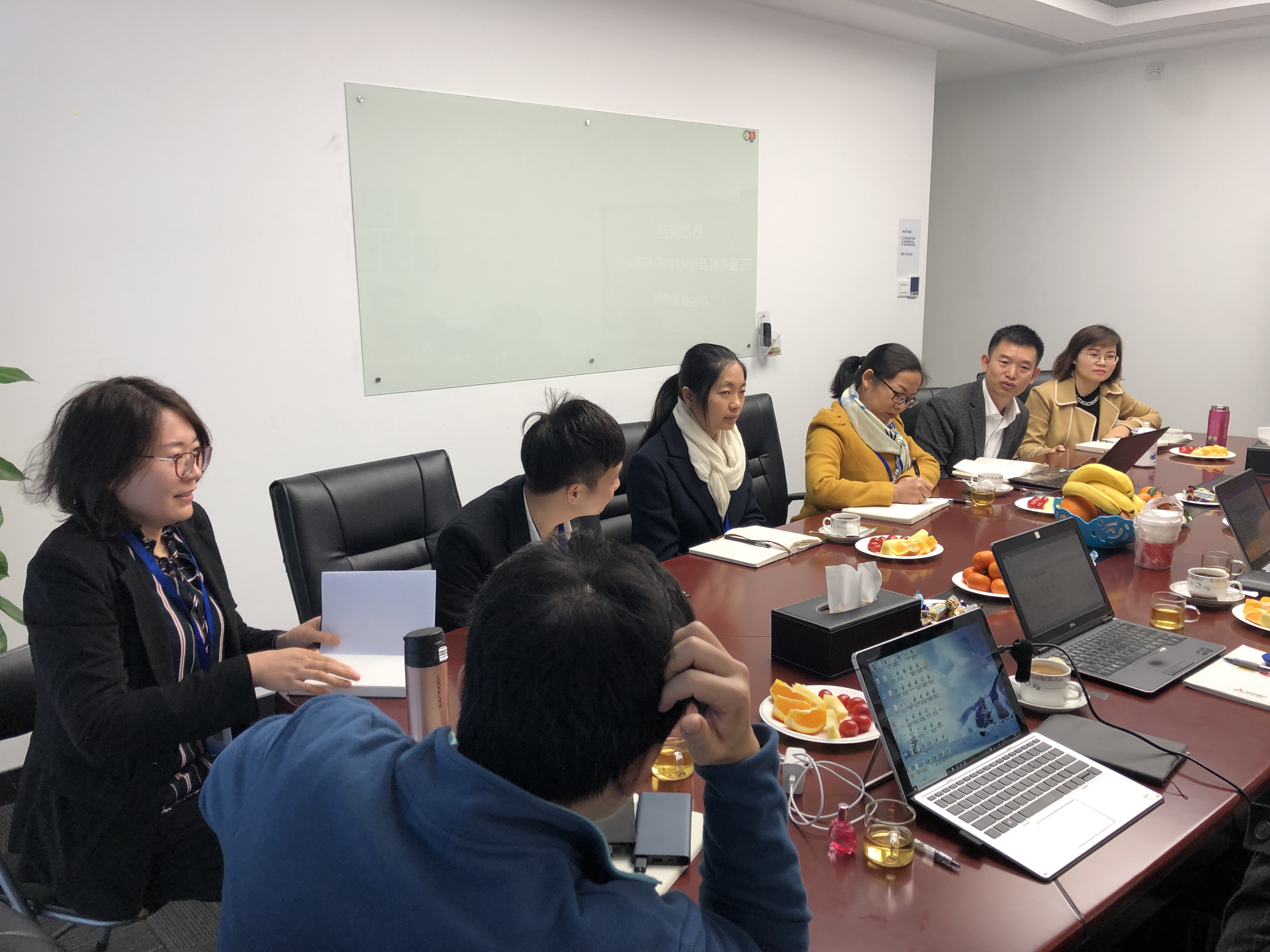 三菱自動化蒞臨海藍指導(dǎo)工作 三菱自動化蒞臨海藍指導(dǎo)工作